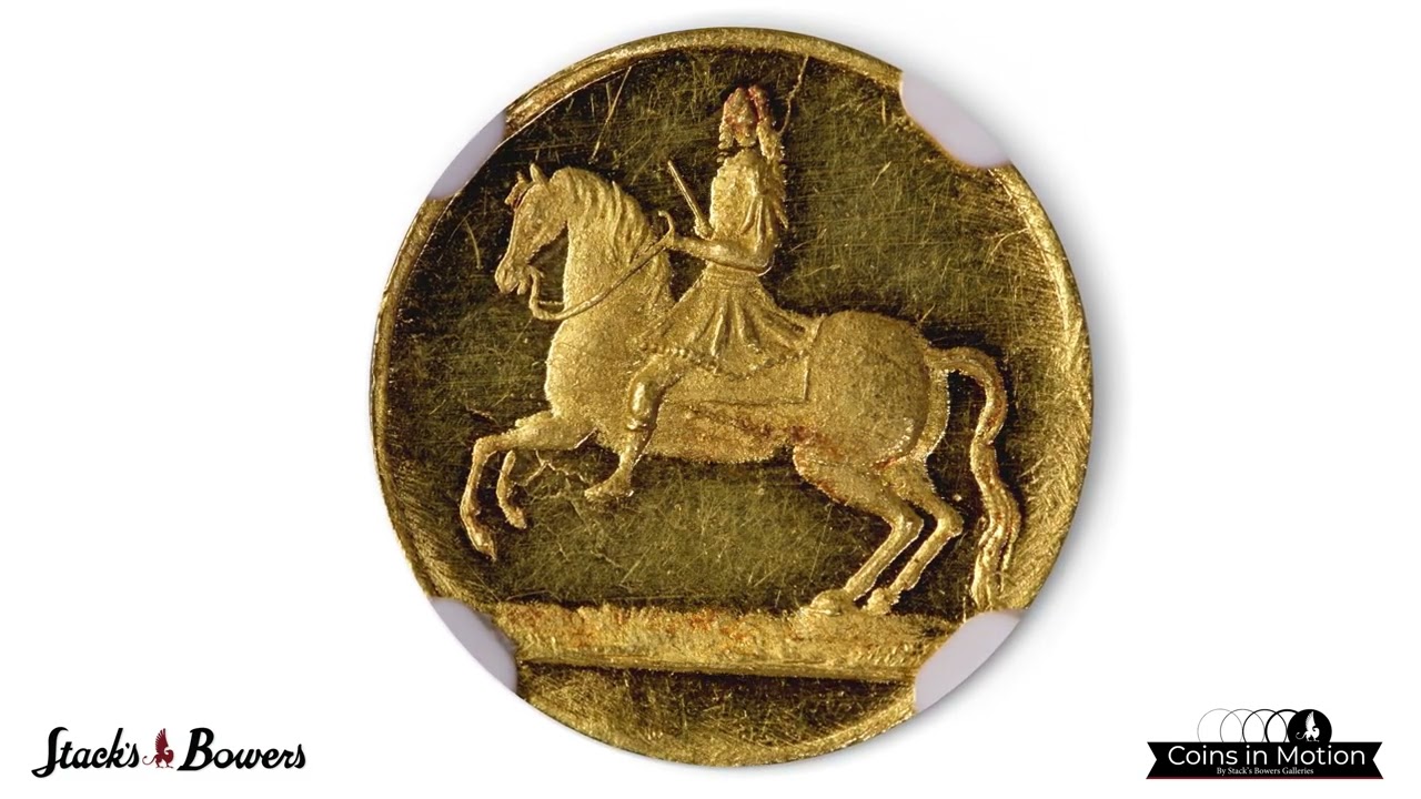 DENMARK. 1/2 Ducat, ND (1699-1730). Copenhagen Mint. Frederik IV. NGC MS-64★.