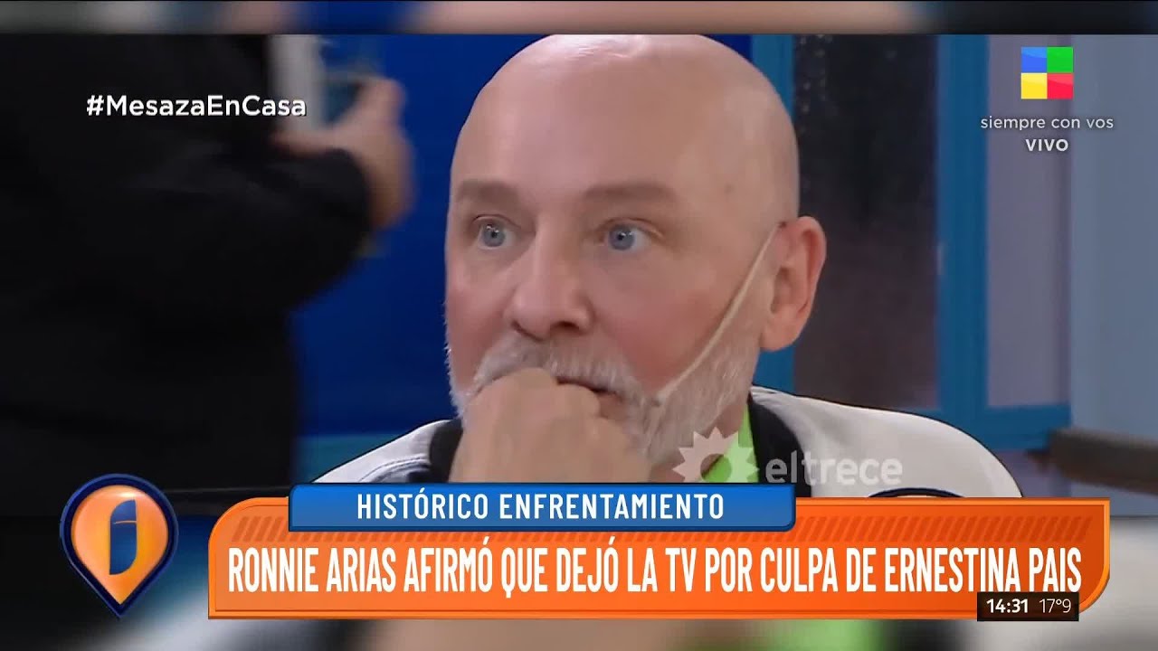 Ronnie Arias furioso con Ernestina Pais: 