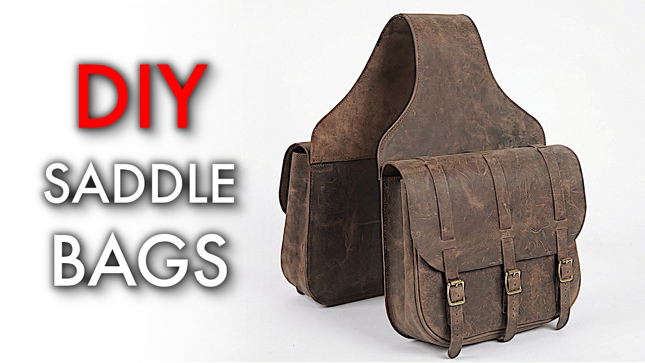 Learn to Make a Leather Saddle Bag - Full Video Tutorial