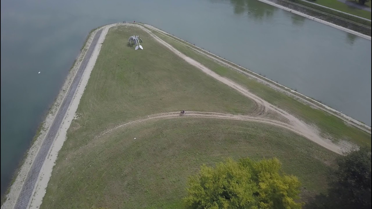 Varaždinski Aqua City, Črna Mlaka, Dabrof otok i Drava iz ptičje perspektive...