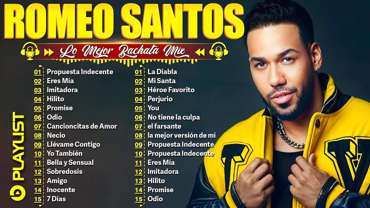 Romeo Santos ~ Greatest Hits Full Album ~ Romeo Santos Grandes Exitos ~ BACHATA MIX 2025