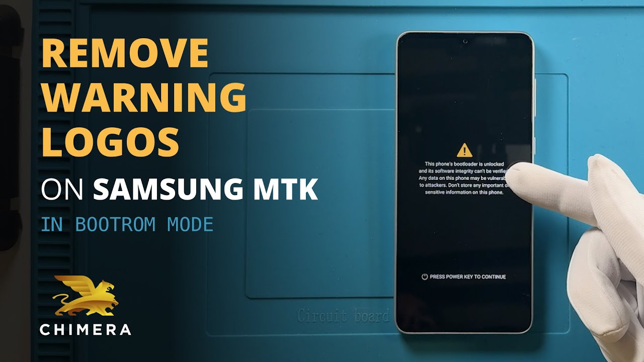 Удаляем предупреждения Samsung MTK с помощью ChimeraTool
