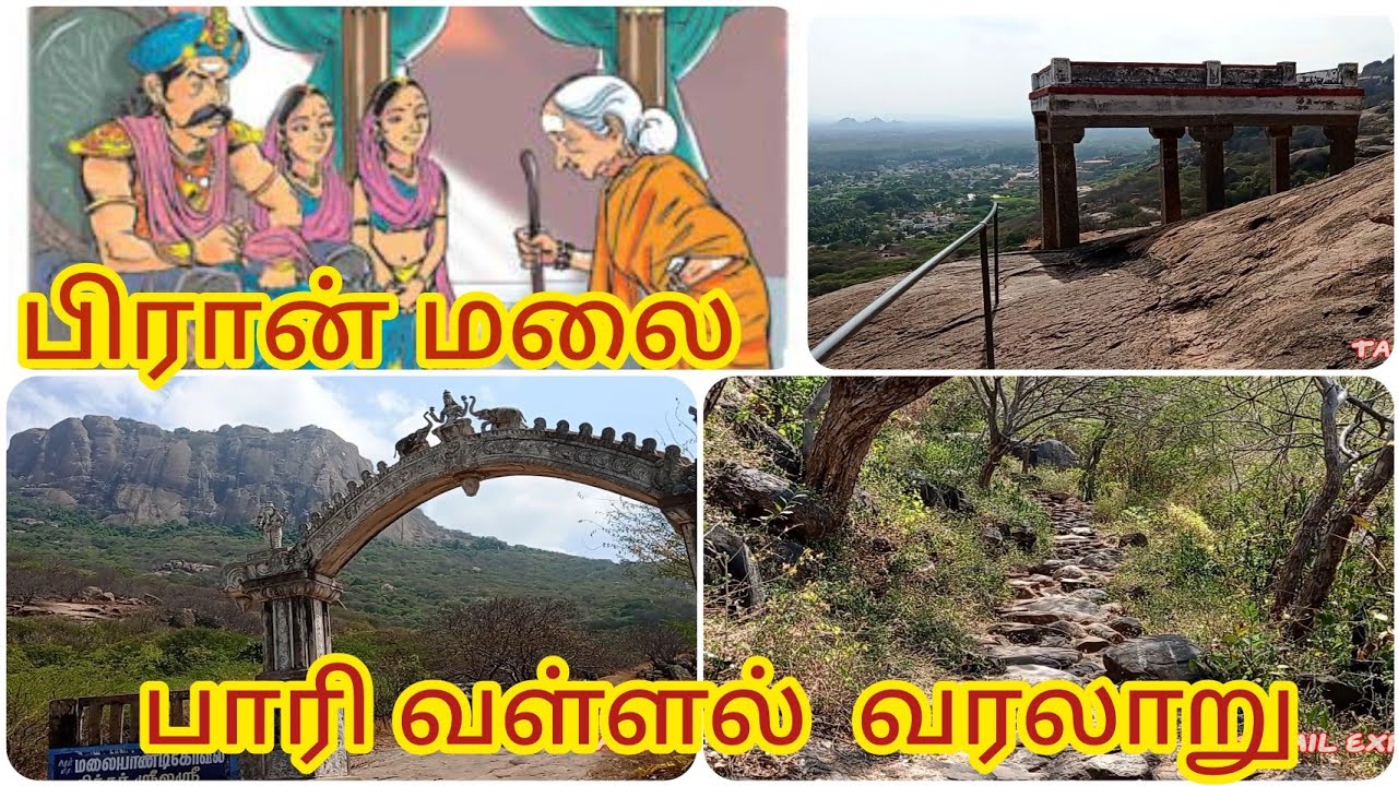 பிரான் மலை || பாரி வள்ளல் || அங்கவை சங்கவை வரலாறு. piran malai paari vallal angavai sangava history