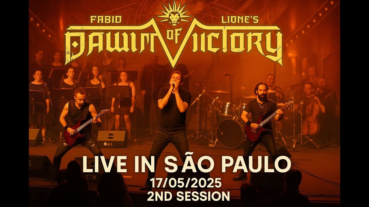 Fabio Lione Live Teatro APCD Sao Paulo 1705//2025 Segunda apresentação
