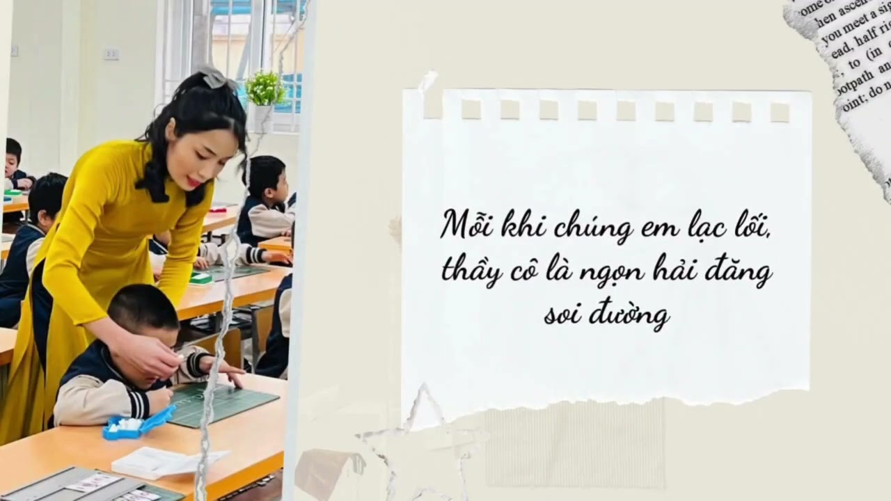 Gửi trọn tình cảm đến thầy cô -Tập thể  5A3 Tiểu học Ngọc Lâm