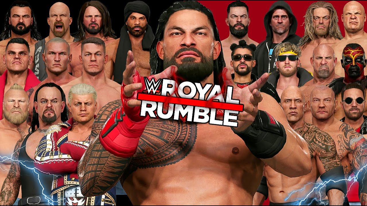 WWE 2K23 Live Stream - Royal Rumble 2024 Special