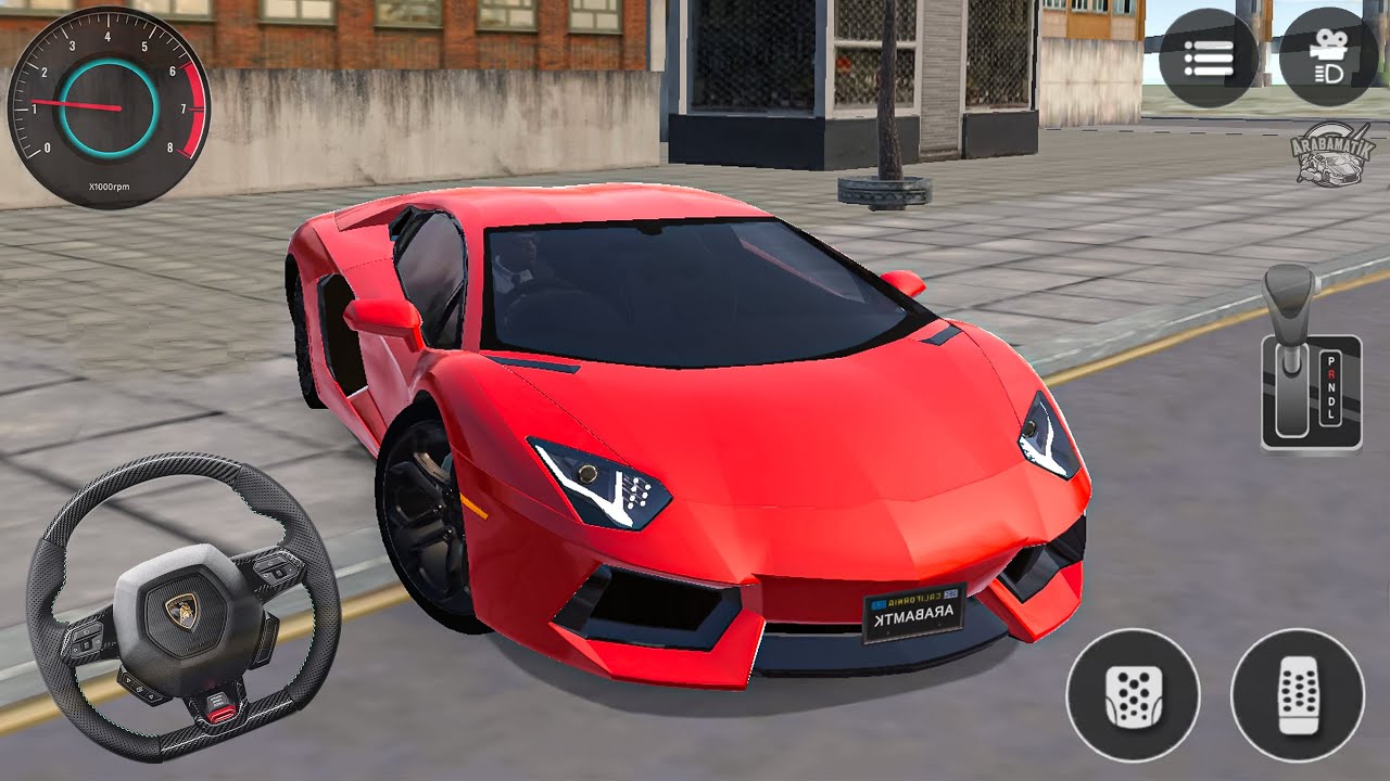 Lamborghini Aventador Araba S&uuml;r&uuml;ş Sim&uuml;lat&ouml;r Oyunu - Aventador Sim&uuml;lat&ouml;r 2025 - Android GamePlay