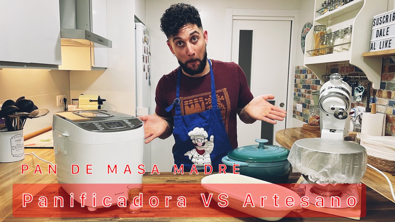 Comparativa PAN DE MASA MADRE en panificadora Silvercrest VS Artesanal