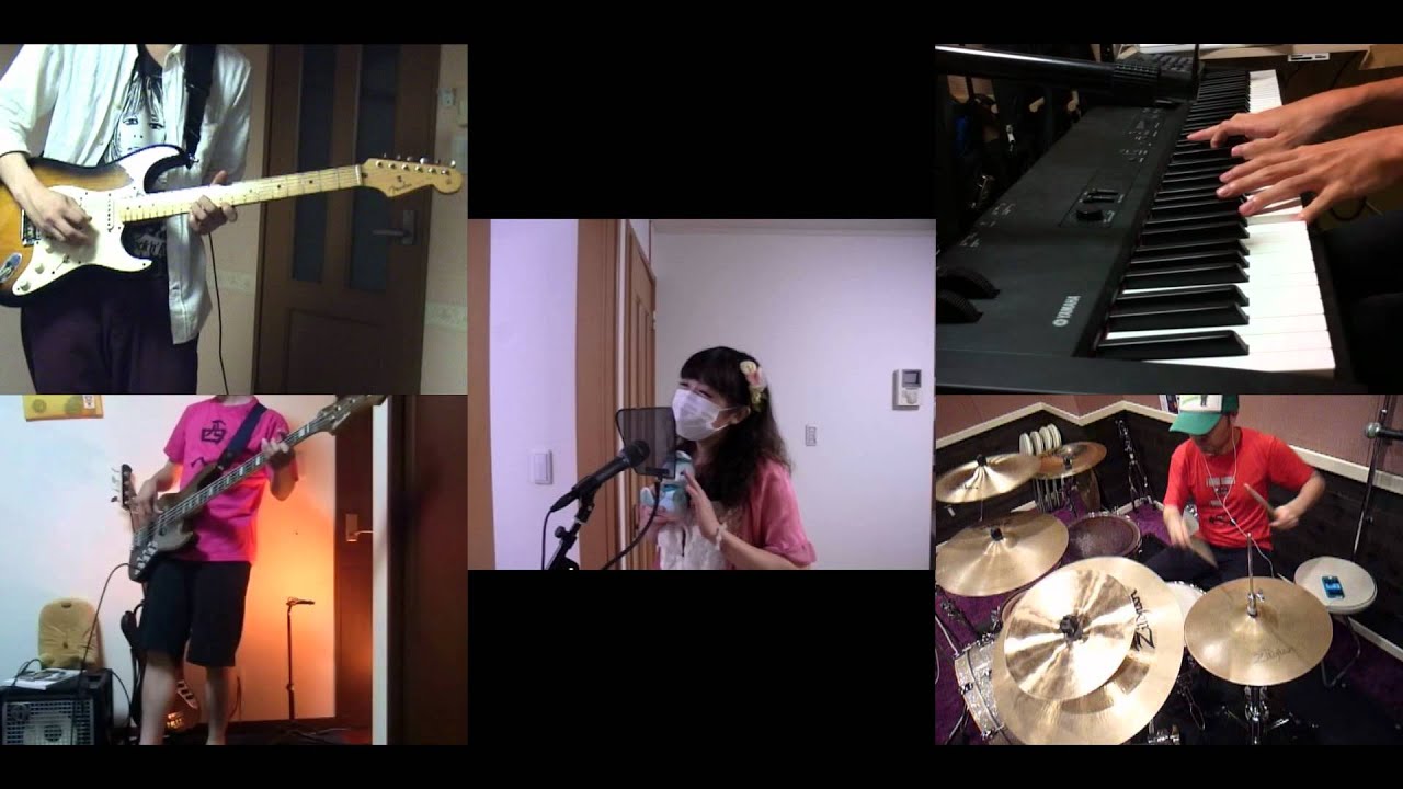 [HD]Kamisama no Memo-chou OP [Kawaru Mirai] Band cover