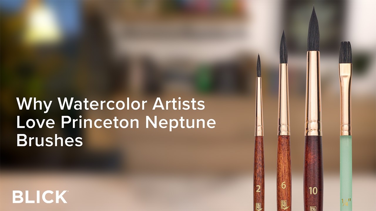 Princeton Neptune: The ULTIMATE Synthetic Brushes for Watercolor & Gouache?