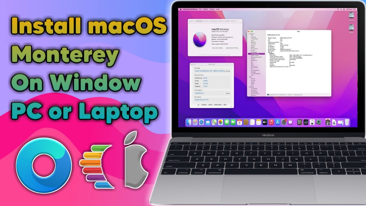 install macOS Monterey on Intel Window PC