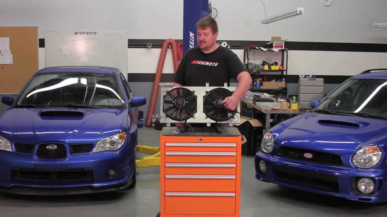 Performance Aluminum Fan Shroud Kit for the 2001-2007 Subaru Impreza WRX/STI Installation