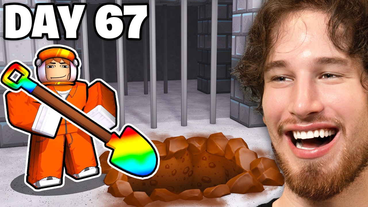 Spending 99 Days ESCAPING JAIL!