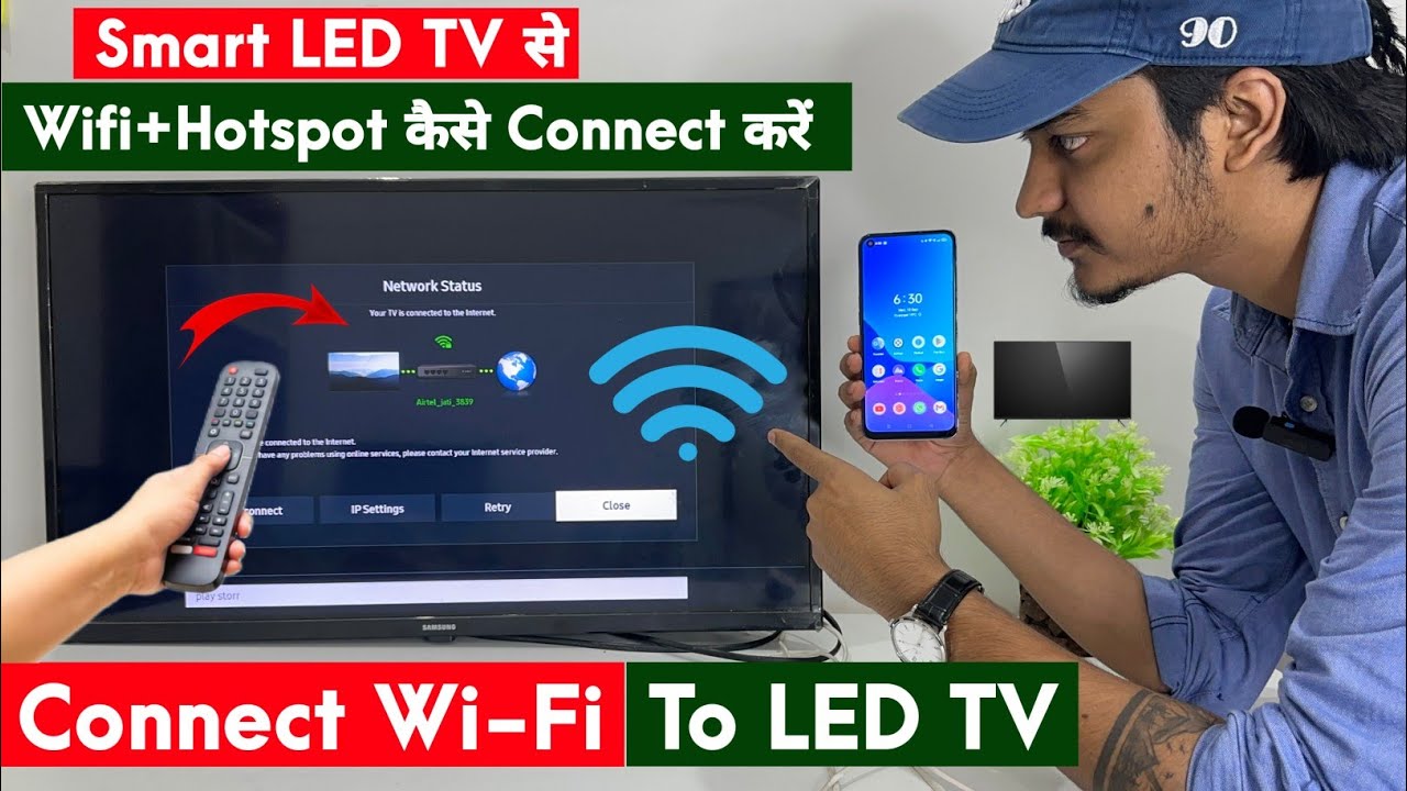Smart led tv me wifi kaise connect kare [2025-26] | How to connect samsung smart tv to wifi/Hotspot 