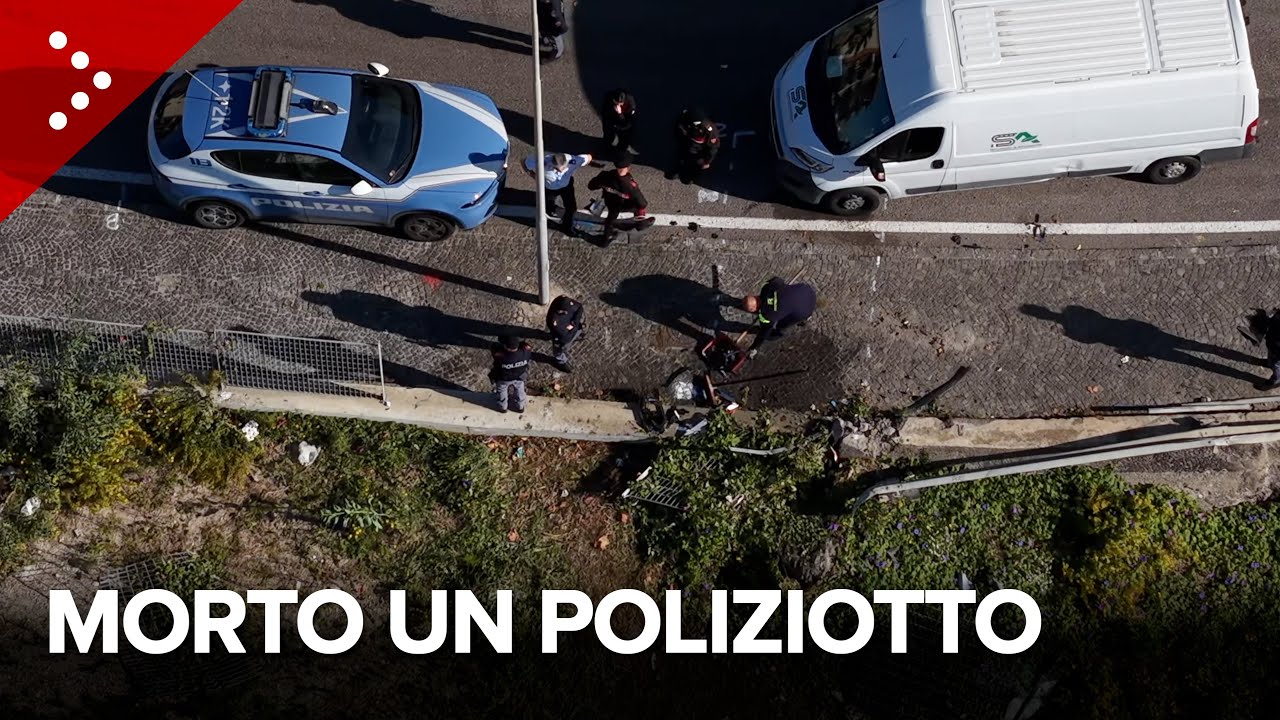 Scontro tra auto e volante a Torre del Greco (Napoli): morto un poliziotto, ferito il collega
