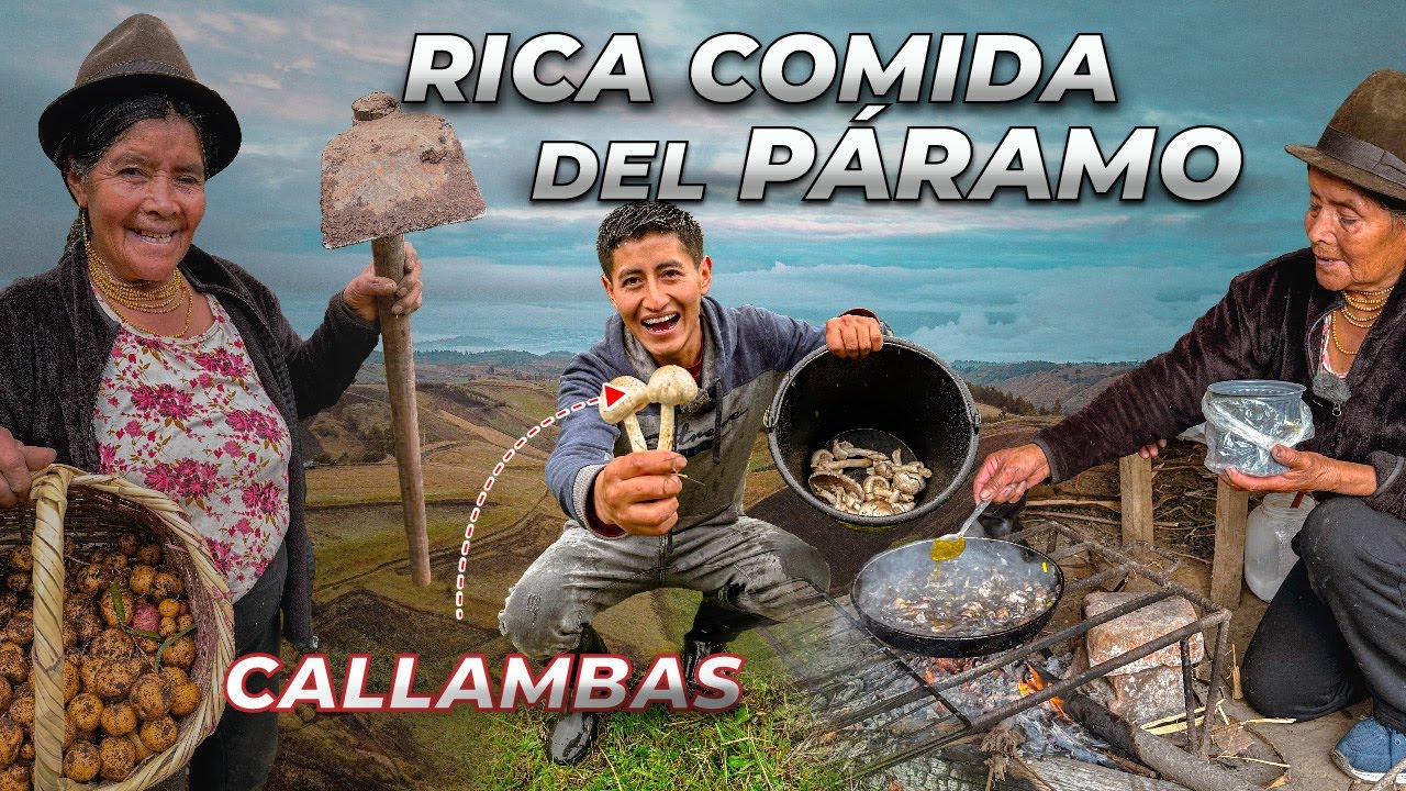 DELICIOSAS CALLAMBAS DEL PÁRAMO (Hecho a leña) | Edii Luu