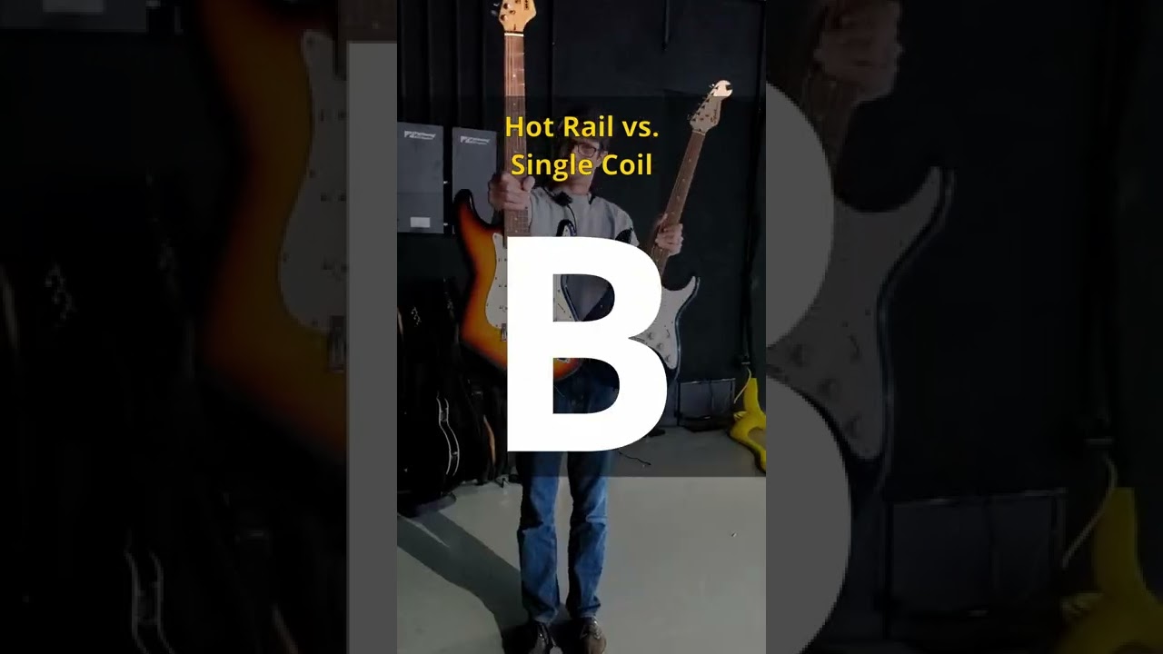 Single Coil vs. Hot Rail Guitar Pickups