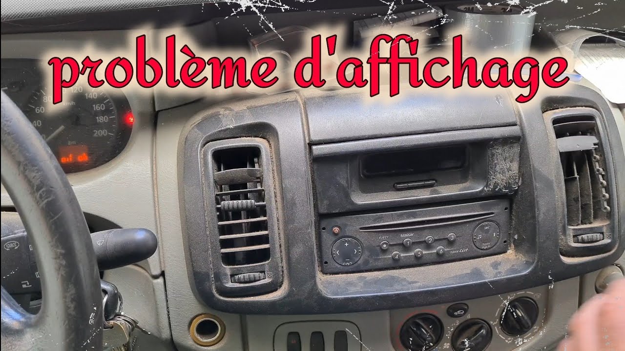 réparer affichage radio Renault #115