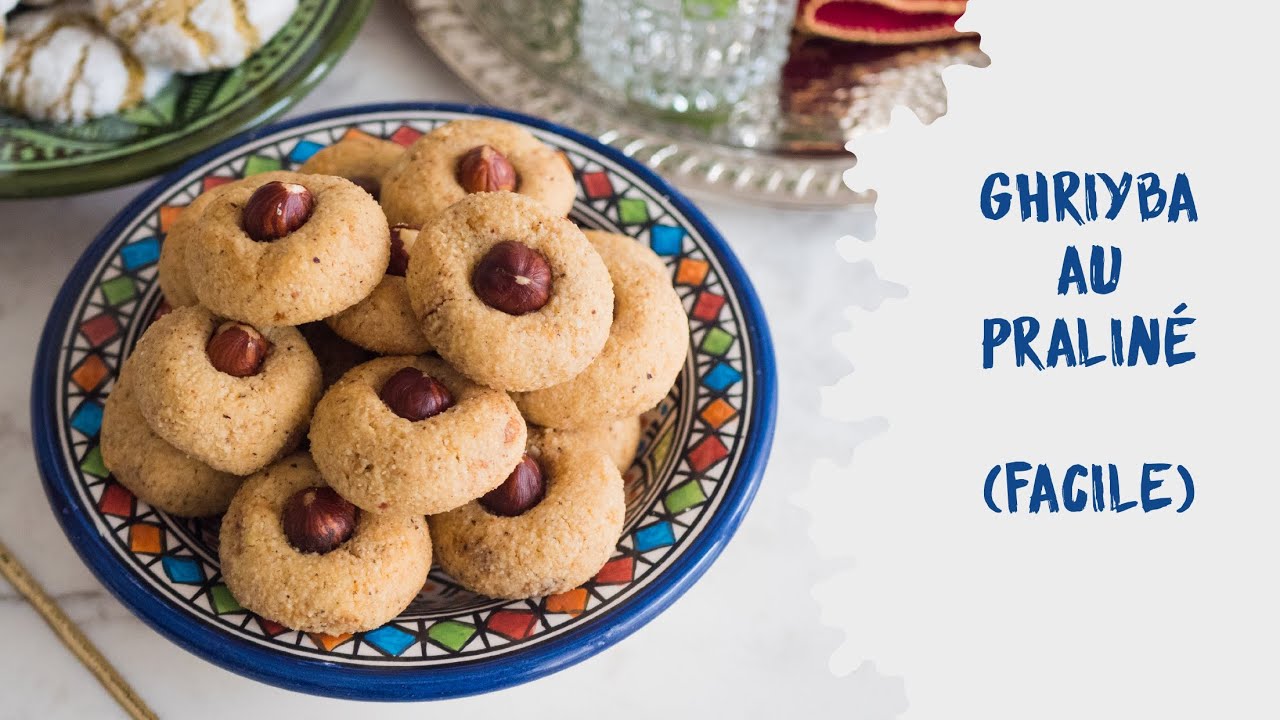 Ghriyba au praliné pour l'Aïd : un gâteau facile et délicieux !
