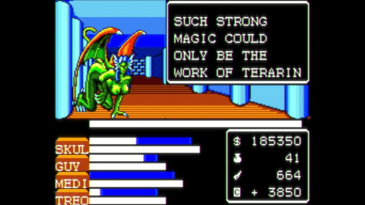 Miracle Warriors - Seal of The Dark Lord (SMS) - Final Boss and Ending