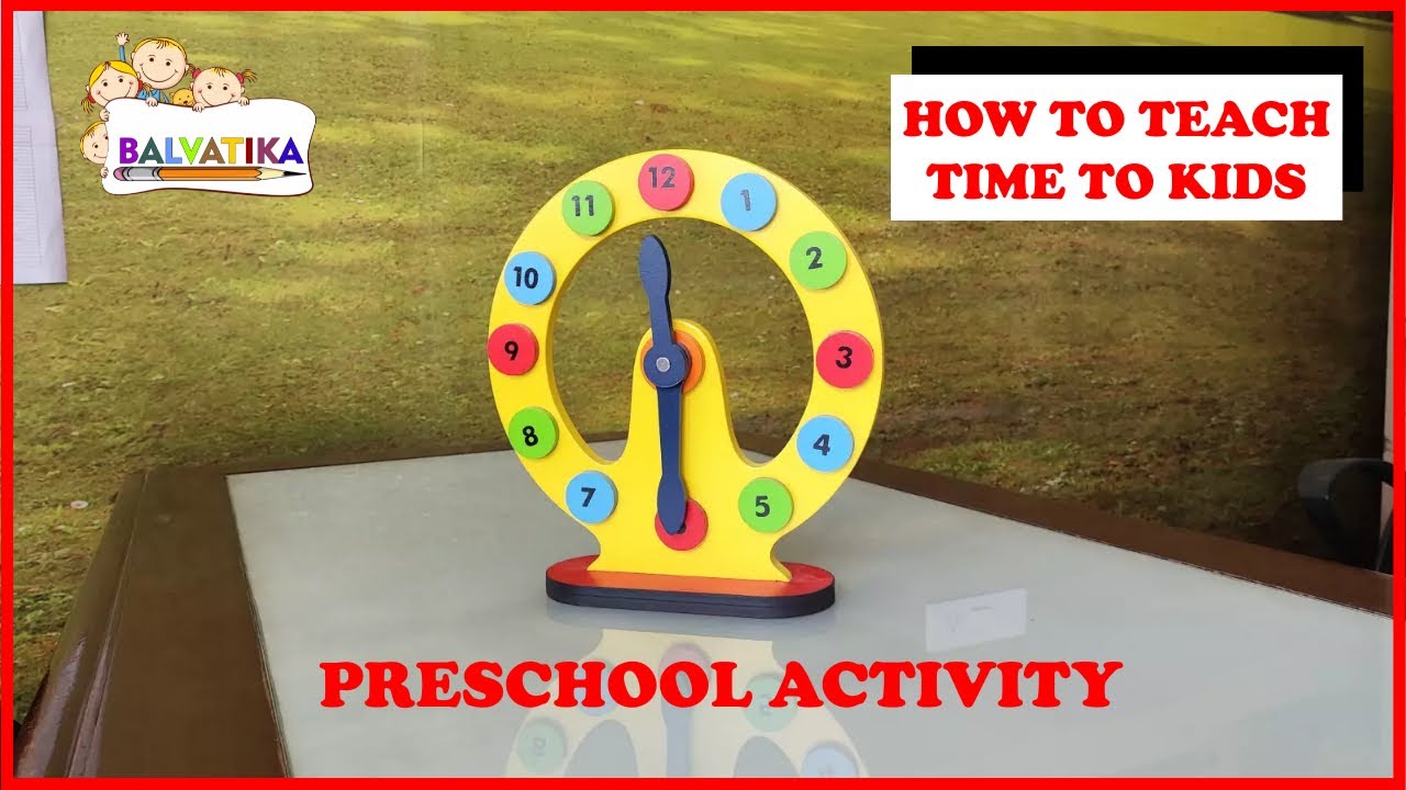 How To Teach Time To The Student | Preschool Activity | Balvatika | Bragnam