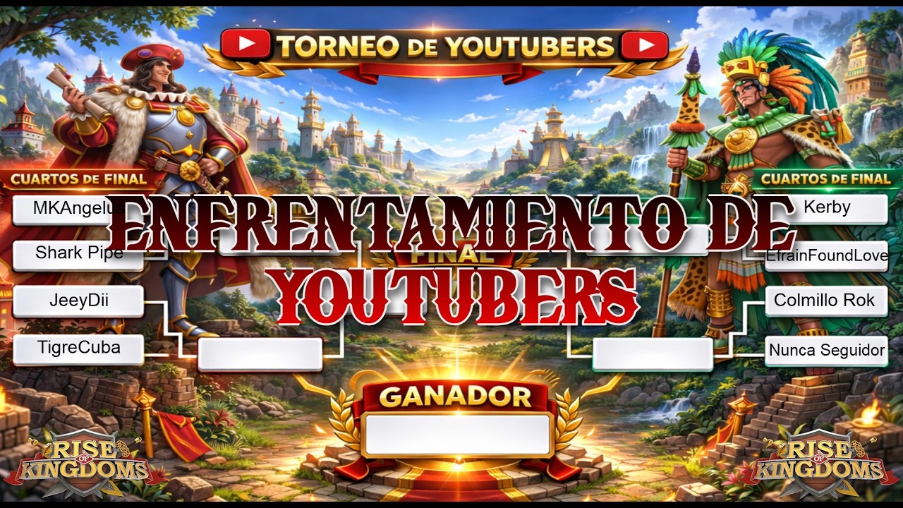 TORNEO DE YOUTUBERS | Rise of Kingdoms Español