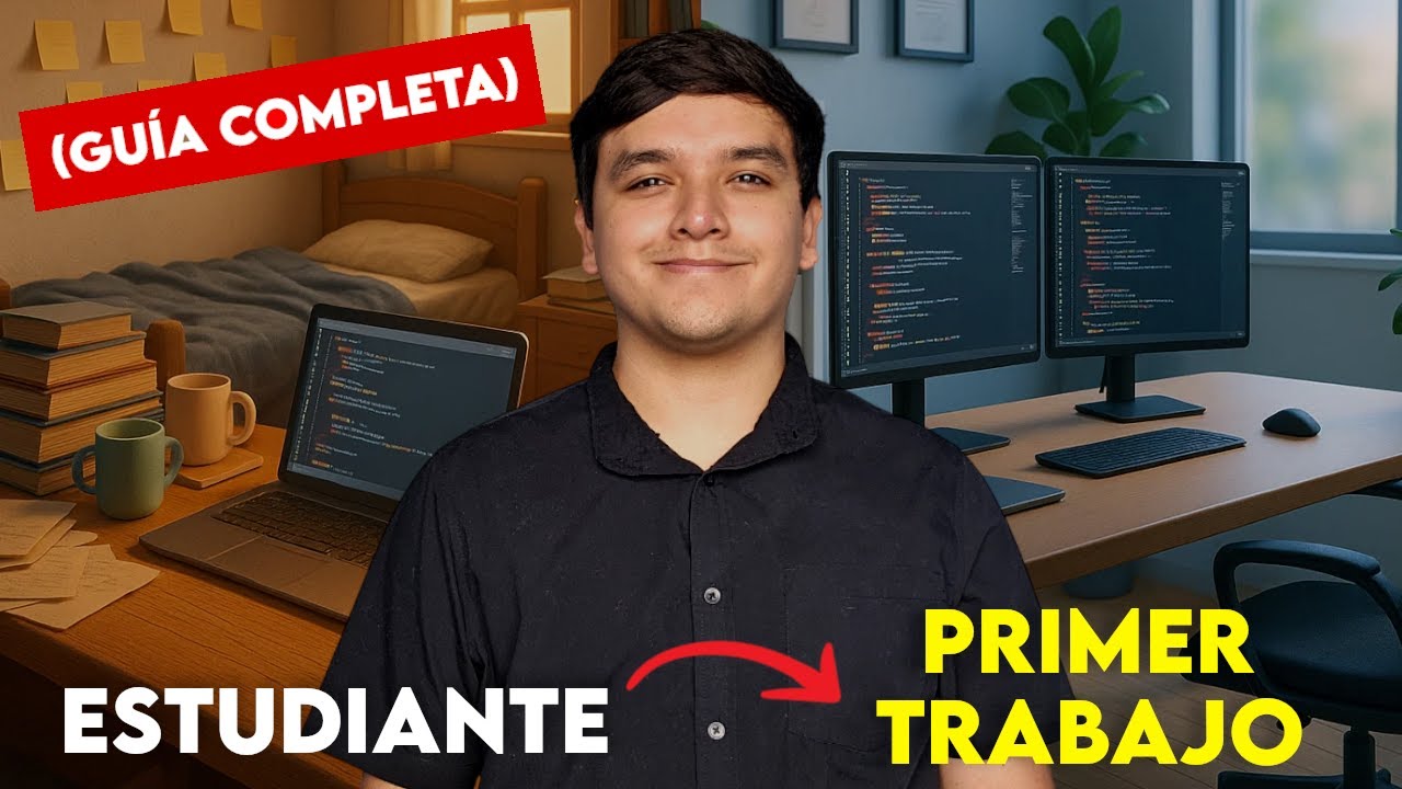¿Cómo pasar de estudiante a tu PRIMER TRABAJO como desarrollador? (Guía completa)