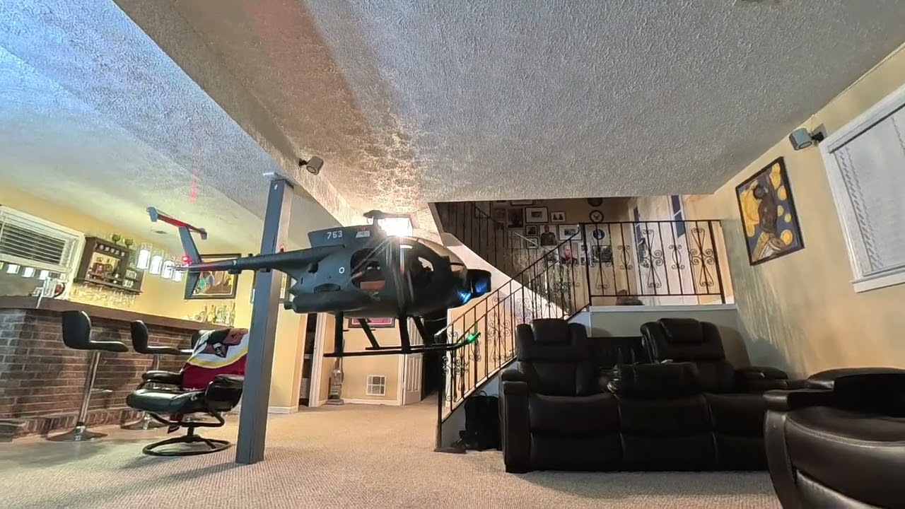 Testing out the 500MD helicopter 