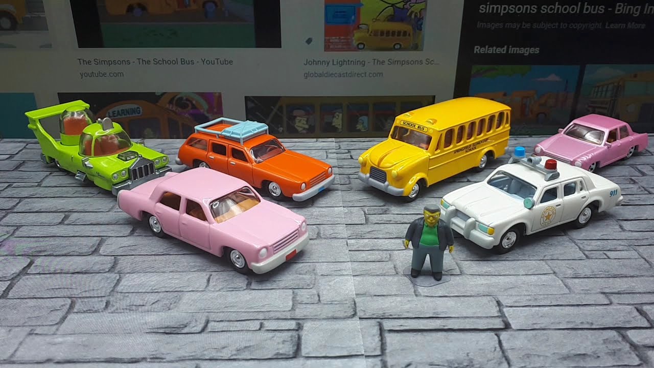 1/64 The Simpsons collection 2003 by Johnny Lightning , diecast car model review