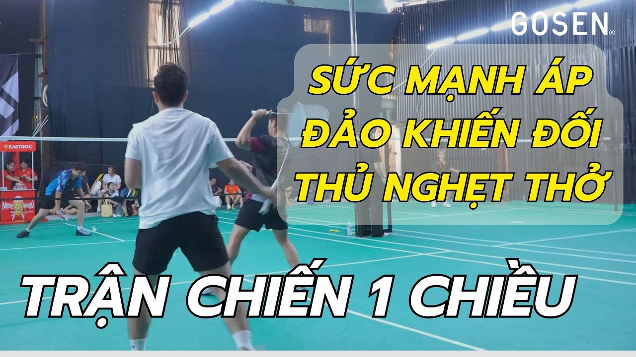 Trận Chiến 1 Chiều Áp Đảo Khiến Đối Thủ Nghẹt Thở | Highlight Đôi Nam Giải Ngọc Quang Badminton