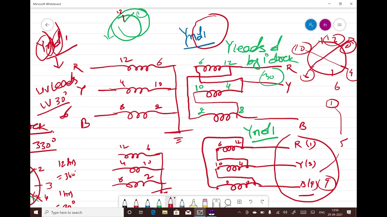 Lecture-1: Three Phase Transformer Connection || Phase Shift in Star-Delta Transformer || Hindi