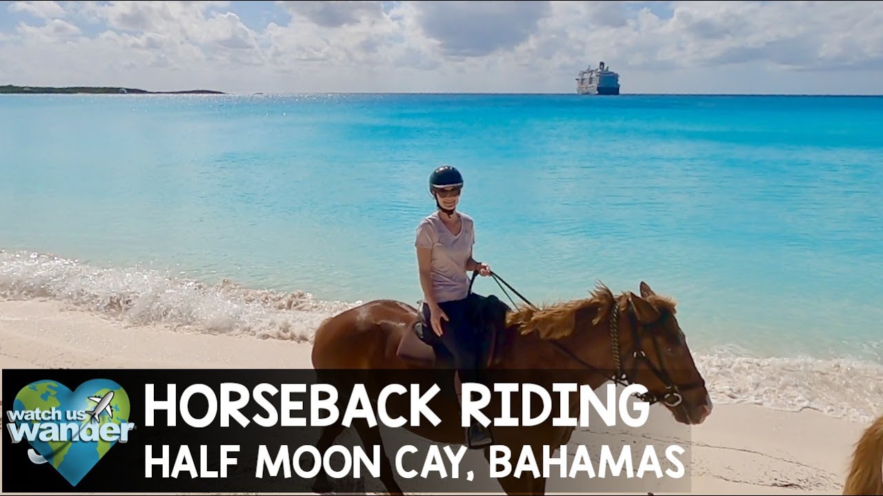Horseback Riding by Land and Sea on Half Moon Cay, Bahamas