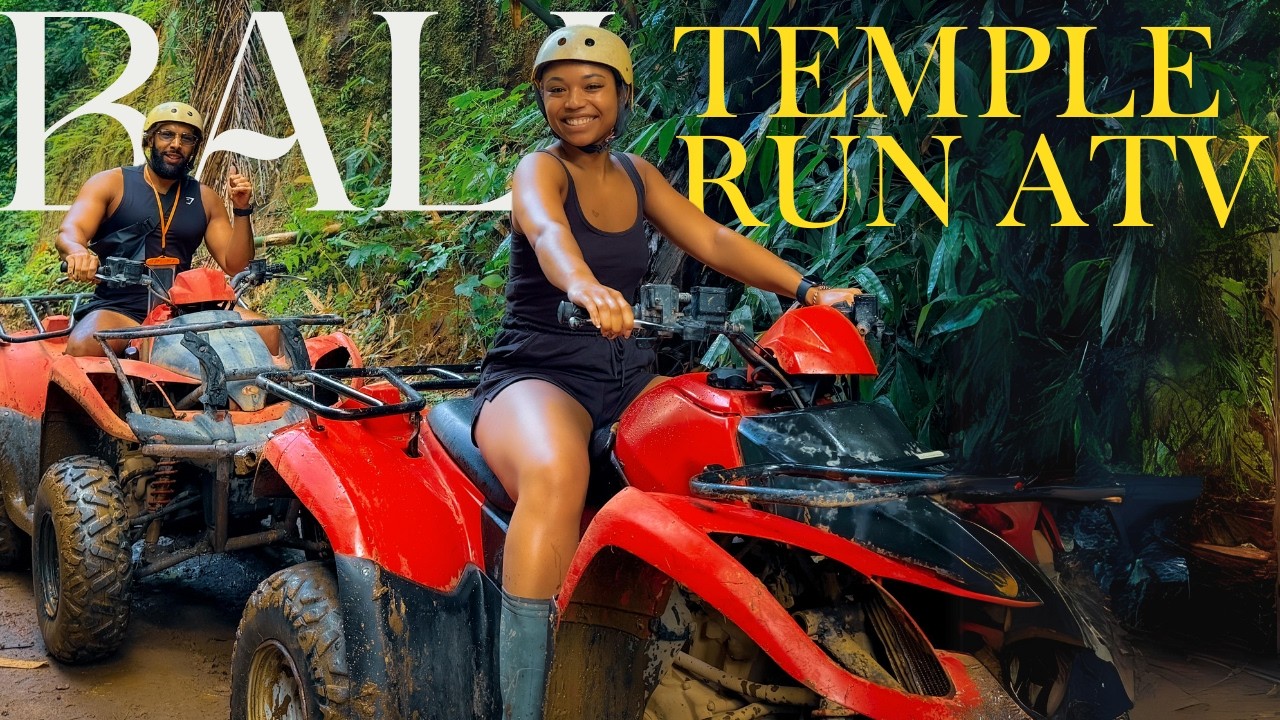 Temple Run Style Quad Biking Through The Jungle In Bali | Our First Week In Ubud