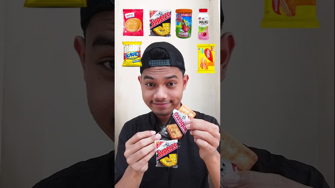 SUPERCO BISKUIT - EATING BY EMOJI... Part 45 #snacks #shorts