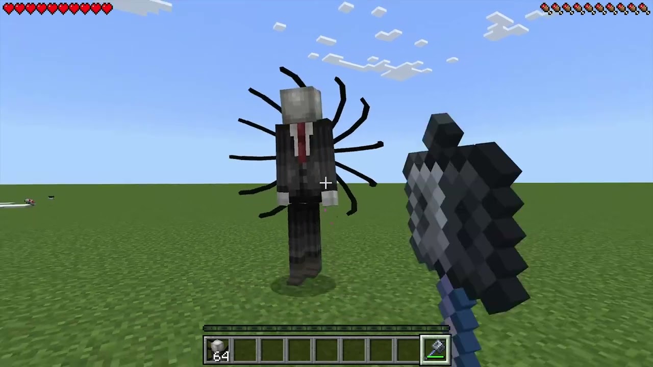 Slenderman ☠️ ADDON in Minecraft PE