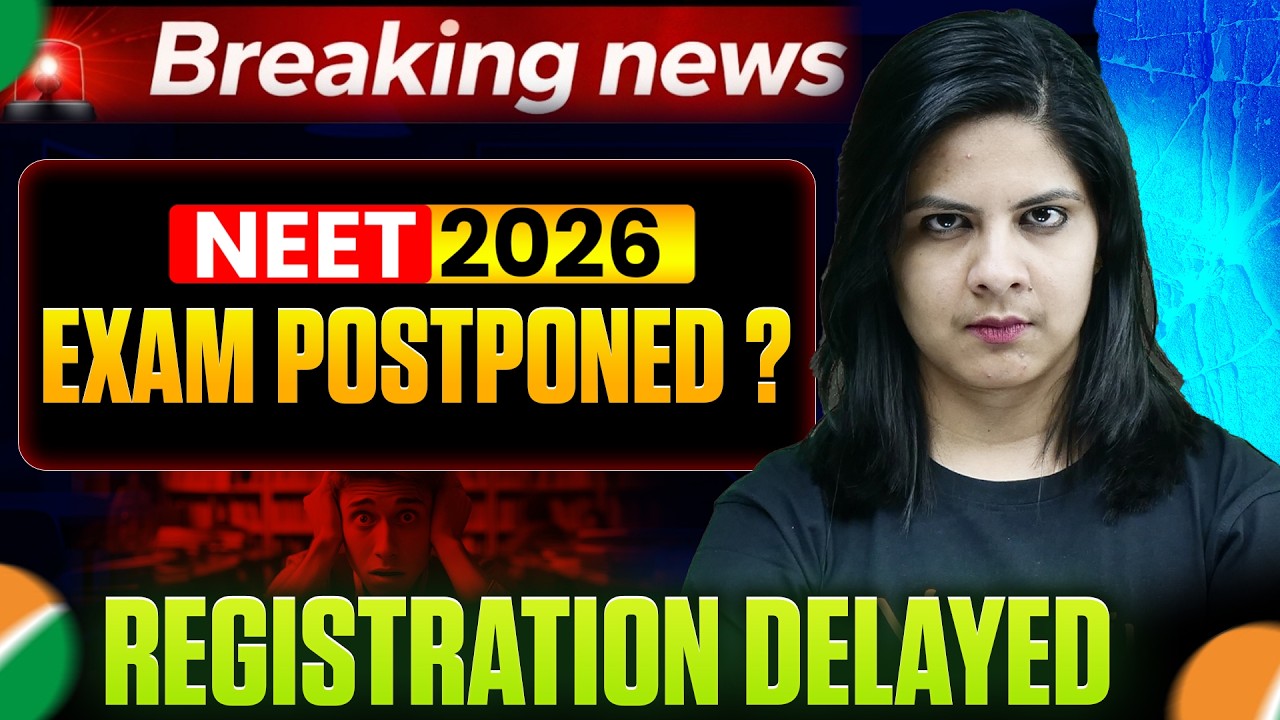 🚨 Official NTA Notice: New Deadline for NEET 2026 Registration! | Is the Exam Date Postponed?