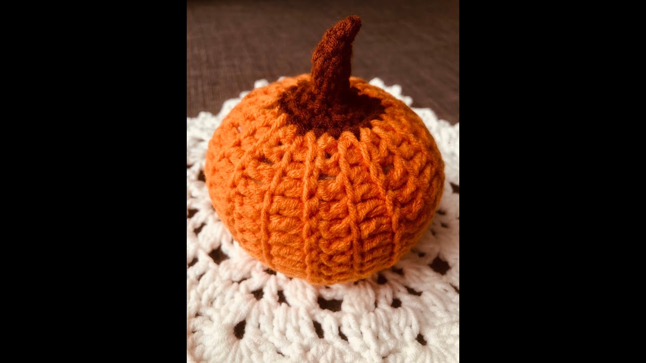 Móc bí ngô - móc quả bí ngô Halloween - How to make a pumpkin