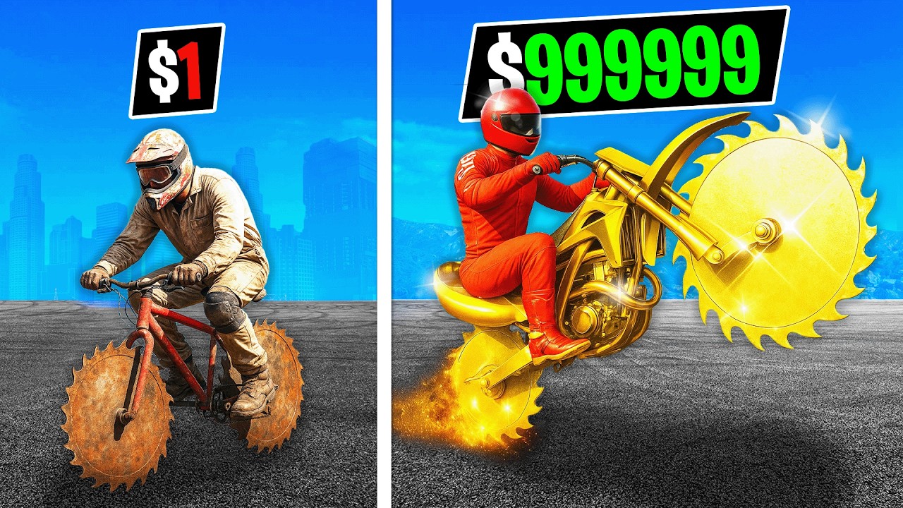 $1 to $1,000,000 Sawblade Bikes