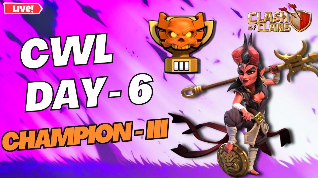 🔴LIVE | BASE VIST🔥|| CWL DAY - 6 ☠️||#clashofclans #basevisiting #coclive #cwllivestream