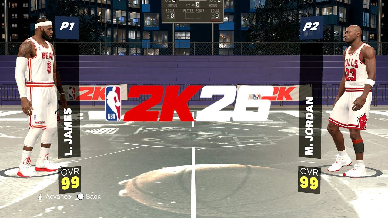NBA 2K26 - Michael Jordan Vs LeBron James I NBA BLACKTOP I FULL Gameplay (PS5)