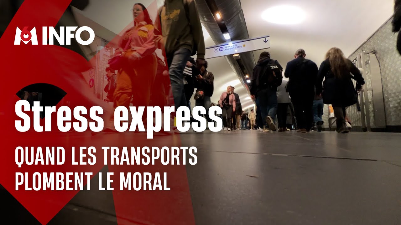 Angoisse, fatigue, stress... L'impact des transports en commun