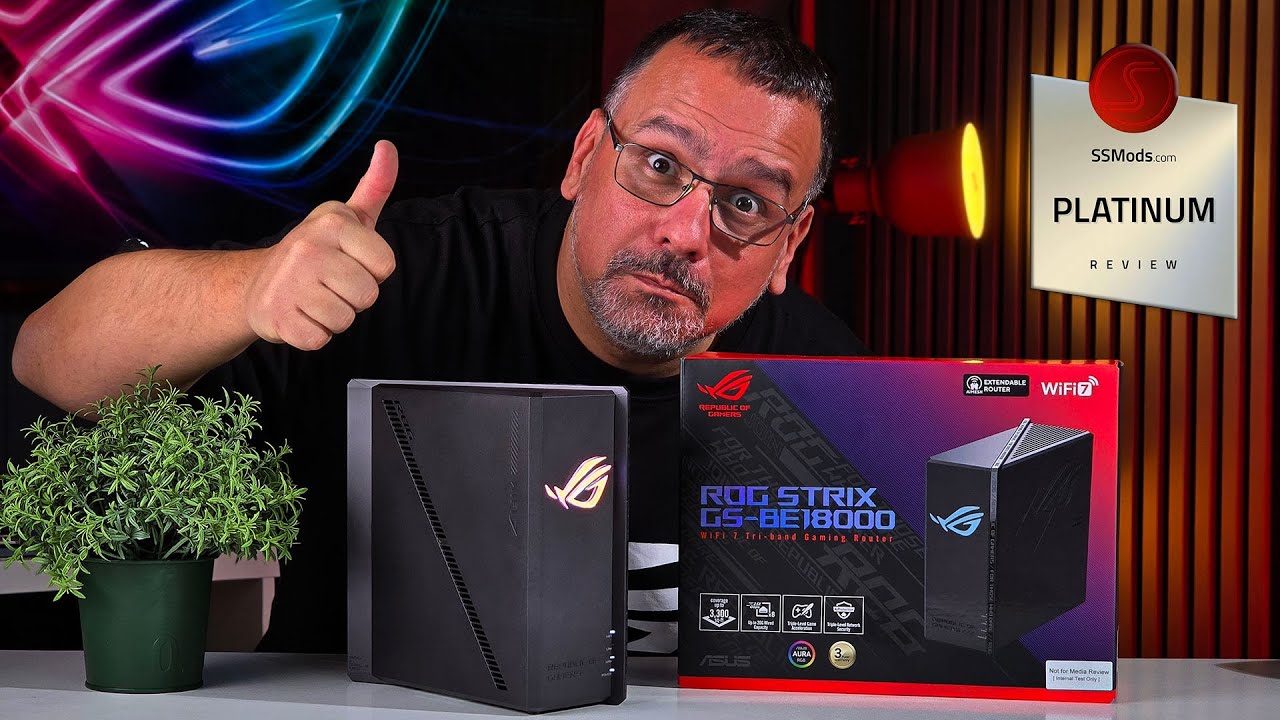 Asus ROG Strix GS-BE18000 -WiFi7 bez kompromisa!
