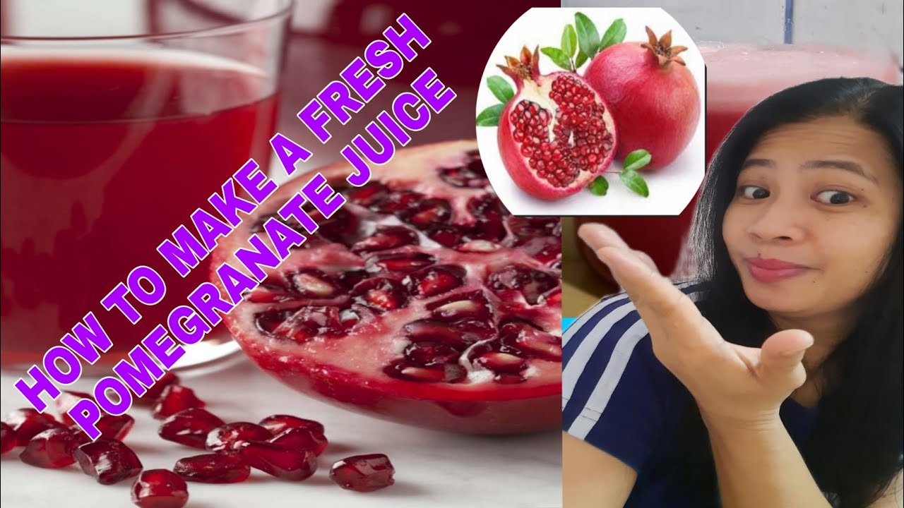 HOW TO MAKE A FRESH | POMEGRANATE JUICE | Anntv vlog