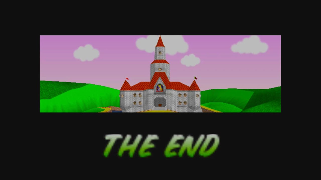 Mario Kart 64 ending credits