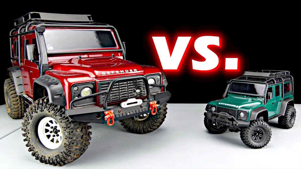 Wirklich nur Preis und Größenunterschied? TRAXXAS TRX4 vs. TRX4M Defender - Eine Gegenüberstellung