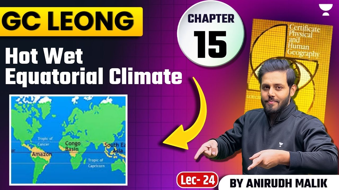[GC Leong Series]  Hot Wet Equatorial Climate |  Geography | UPSC Prelims 2025 | Anirudh Malik