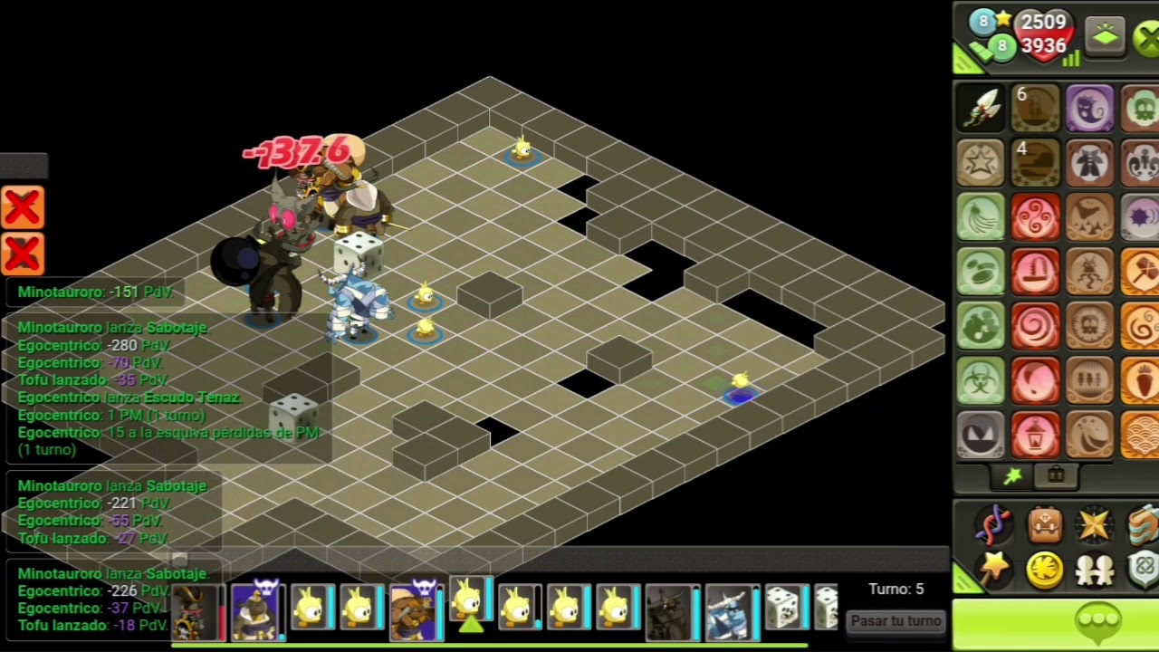 [DOFUS TOUCH] Minotot en SOLO full logros con Sram.