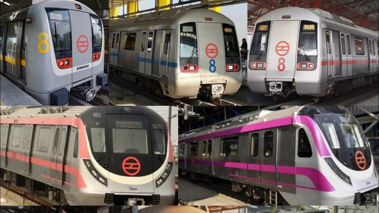 Delhi Metro Compilation- The most busiest Lines