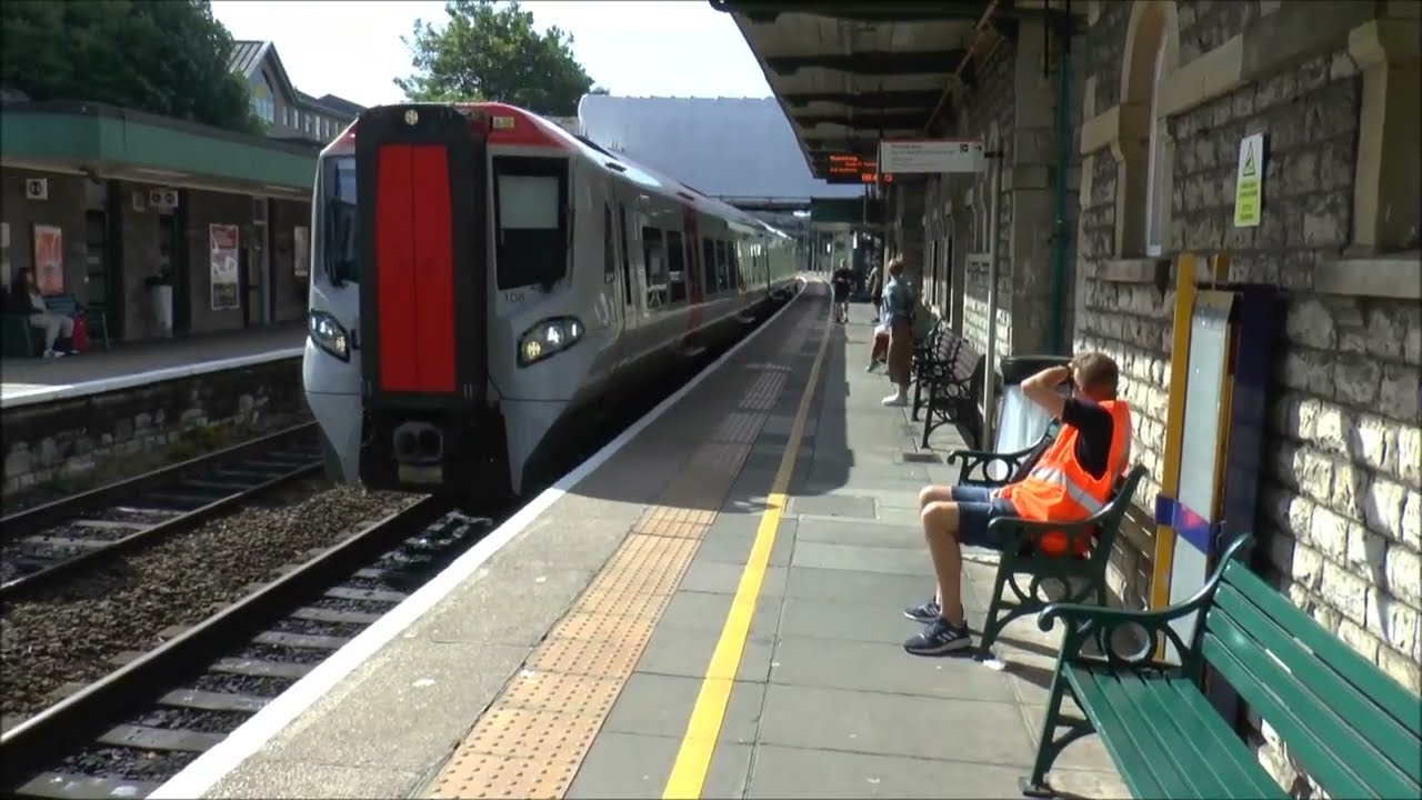 Rails in Wales to Maesteg. All stations from Bridgend with 197s