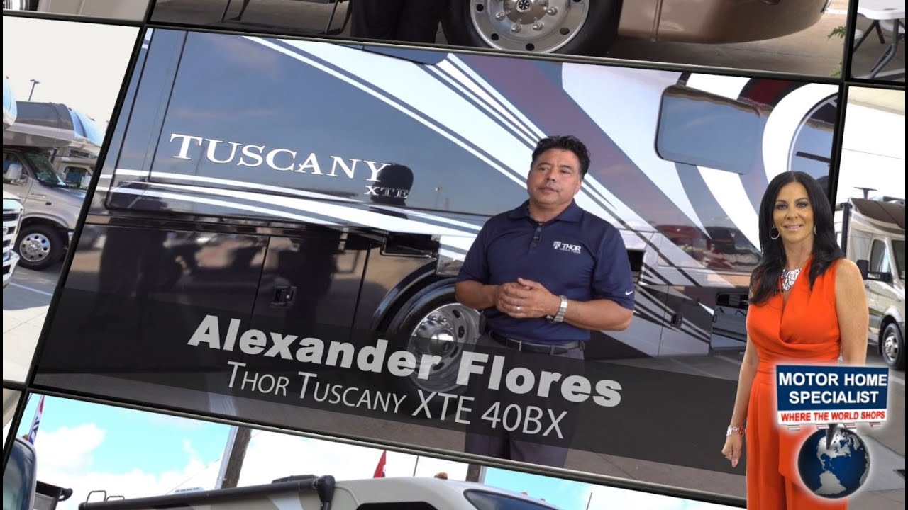 2016 Thor Motor Coach Tuscany XTE Motor Home Review at World's RV Show - MHSRV.com
